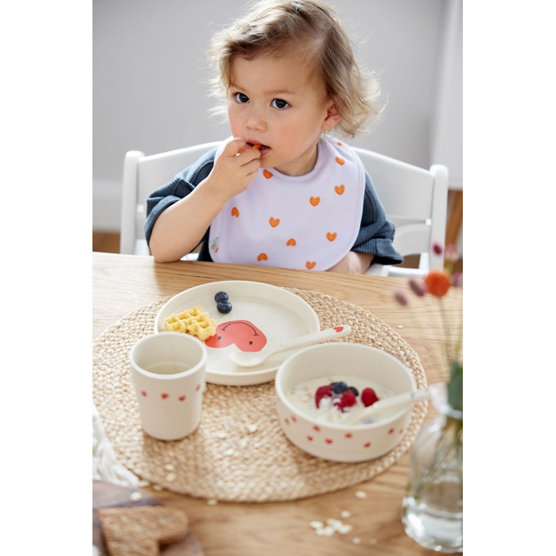 Lassig Dish Set - Happy Rascals - Smile Sky Blue