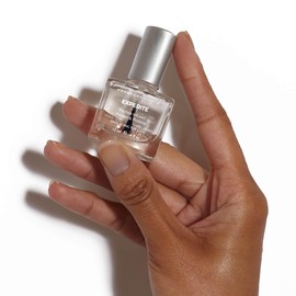 Dermelect Expedite Protect & Prolong Top Coat with Keratin Protein Peptides Strengthening, Hardening Protective High Shine, Quick Dry, Chip Free Treatment for Gel & Acrylic Damaged Nails 0.4 oz