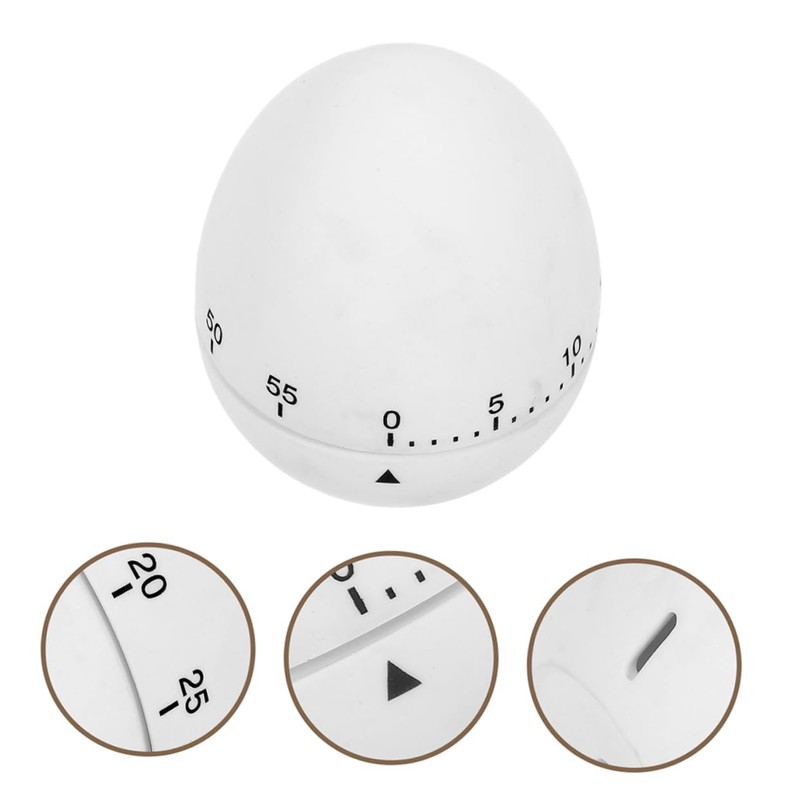 BIUDECO 2pcs Kitchen Timer Rotating Mechanical Timer for Cooking Studying