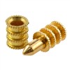 Dsjnf Brass Table Leaf Screw Pin Table Bolt Sleeve Connectors