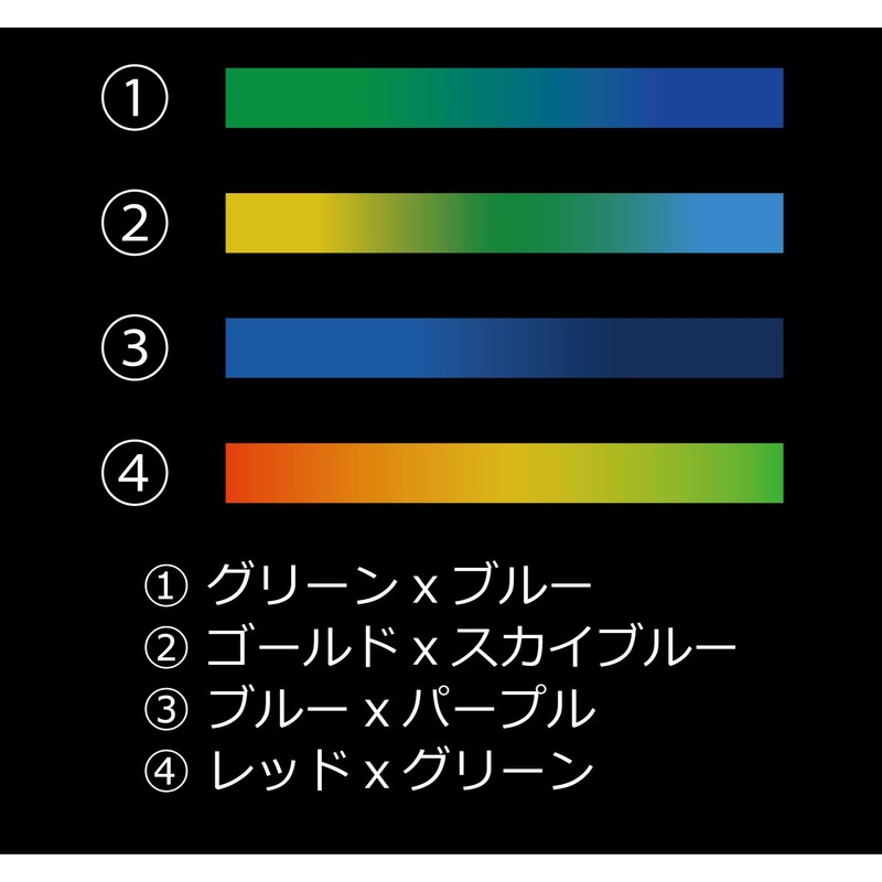 DIY MASTER Glass Glitter Flakes (Polarized) Gold x Sky Blue