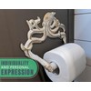 Decorative Cast Iron Octopus Toilet Paper Holder – Wall Mounted