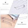 iplusmile Metal Pegboard Hooks Item Display Hooks Easy Installation Organize