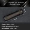 Aluminium Alloy Air-Tight EDC Accessory Case, Pill Fob Capsule Keychain,