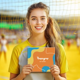 HAPPYPOP Gifts for Volleyball Lovers - Fun Sand Volleyball Socks, Cool Beach Socks, Stocking Stuffers