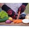 BBQ Gloves - 1472 Degree F Heat Resistant Grilling Gloves