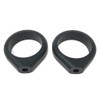 1 Pair Motorcycle Universal Indicator Fork Clamps in Black 46-47mm