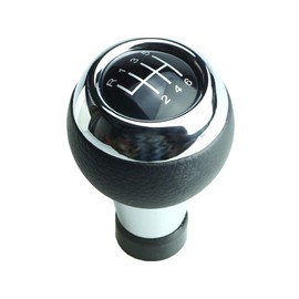 Newtown2700-parts Gear Stick Gear Knob Leather Compatible / Replacement Part for Mini Cooper R55 R56 R57 R59 R60 6 Speed Black
