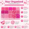 12000 Pcs Bedazzling Kit, Pink Rhinestones, Gems for Bedazzling
