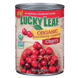 Lucky Leaf Organic Cherry Pie Filling or Topping 21 oz 4 Pack