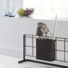Yamazaki Kitchen Rack, Horizontal Stove Rack, Freestanding Mesh Panel for