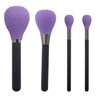 LORMAY 4 Fundas De Silicona Para Brochas De Maquillaje, Burbujas