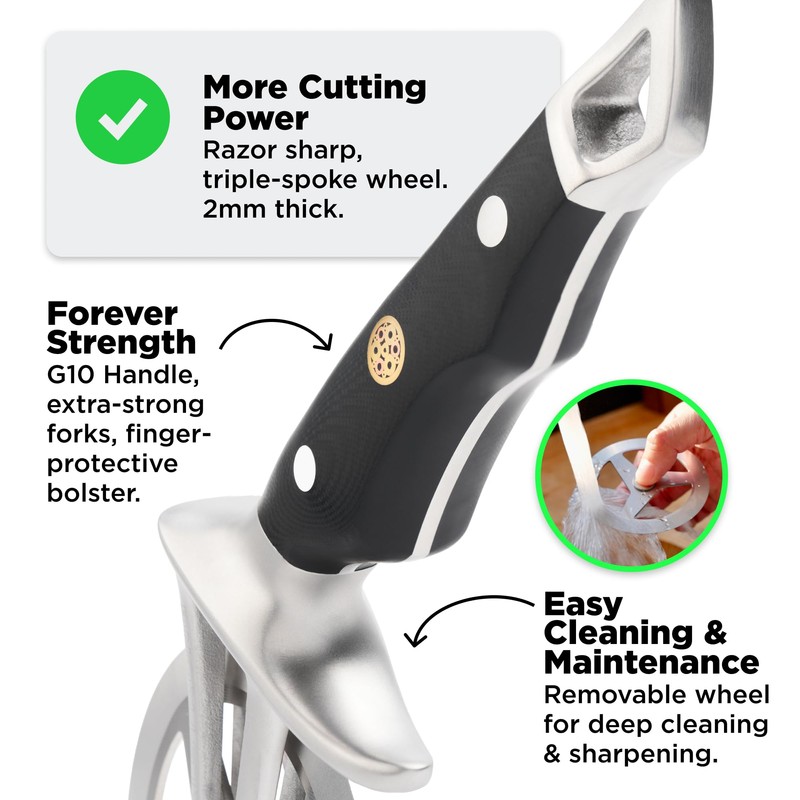 Dalstrong Pizza Wheel Cutter - The Orbit Razor Unique Pizza