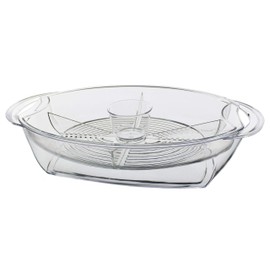 Prodyne Buffet on ice, 19.75" x 11.75", Clear