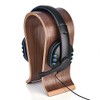 Yunir Headphone Holder,U Shape Wood Headphones Stand Walnut Headset Hanger
