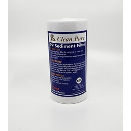 Filtro de sedimentos de polipropileno hilado de 5 micras nominal