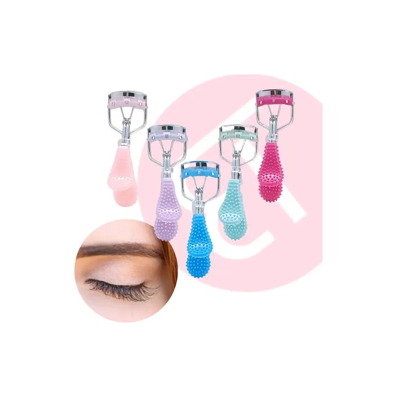 2pz Rizador Pestañas Antideslizante Cepillo Separador