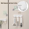 TESSTSY Pack of 2 Magnetic Key Holder with 3 Hooks,