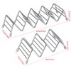 Taco Holder, 1 Piece Stainless Steel Waveform Mexican Taco Holder
