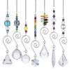 H&D HYALINE & DORA Pack of 7 Crystal Rainbow Suncatcher