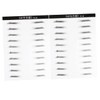 MERRYHAPY 20 Pairs Eyebrow Stickers 2 Sheets Realistic Brow Makeup