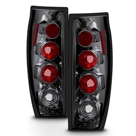 ACANII - For 2002-2006 Chevy Avalanche 1500 2500 Euro Style Smoked Tail Lights Brake Lamps Driver & Passenger Side