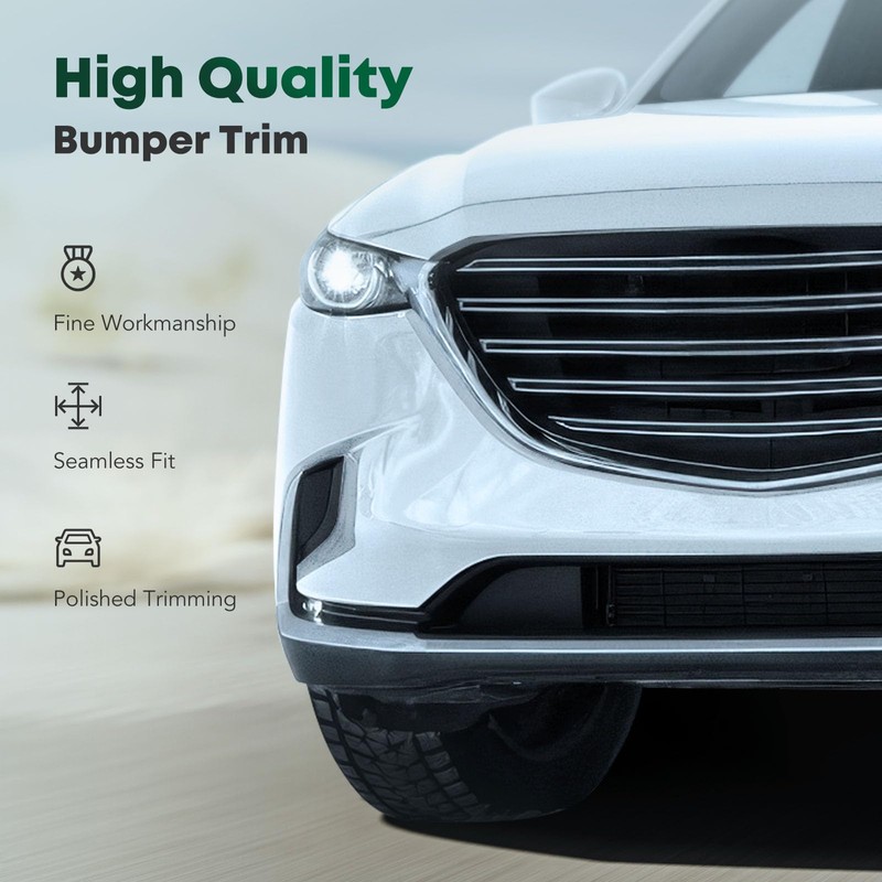 YHTAUTO Front Bumper Cover Molding Compatible with Mazda 6 2018-2021,