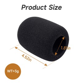 Funda de micrófono Rode PodMic – Filtro de parabrisas profesional compatible con Rode PodMic mejora la calidad del sonido y reduce los ruidos de viento