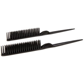 CocoBlack Naturals 3 Row Styling Comb For Detangling, Defining And Separating Curls (Black)