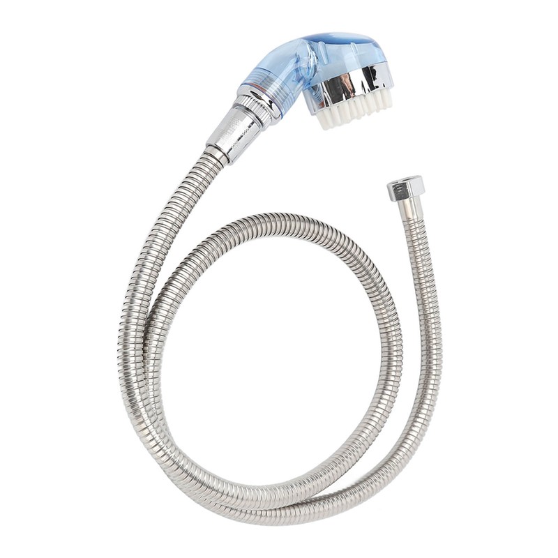Electroplated Shampoo Bowl Spray Head Hose Professional Hair Salon Pressurization