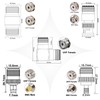 YILIANDUO CB Wireless Cable UHF Plug PL-259 to UHF Plug
