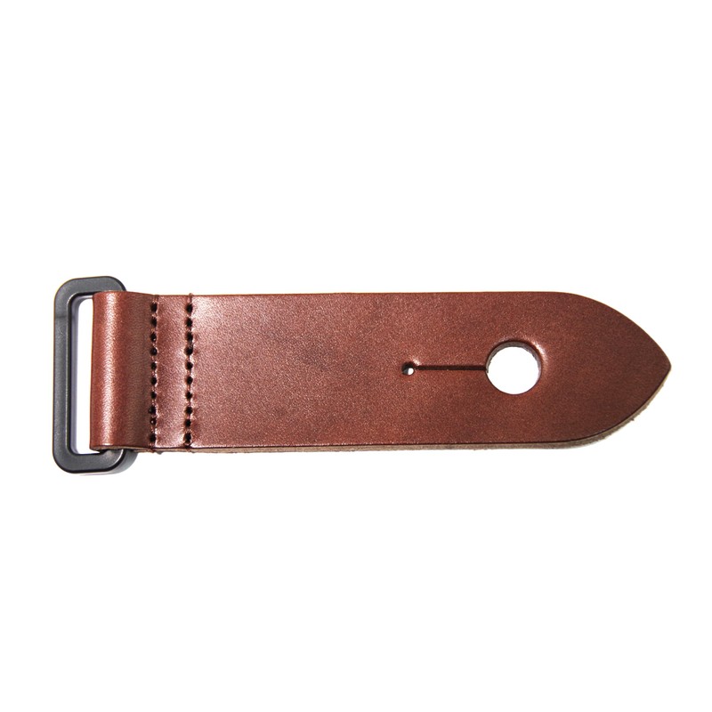 Daiking Ukulele Strap with Palm Tree Pattern V2, Genuine Cowhide