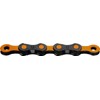 KMC DLC12 Waxed 12 Speed Chain, Black/Orange, 126 Link