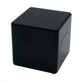 CENPEK Portable Mini Aluminum Cue Tip Chalk Holder Billiard Pool Chalk Carry Bag for Billiard Cue Billiard Accessories (Black)