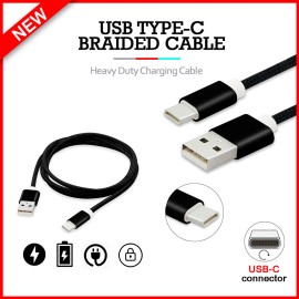 Universal, For LG B2G1 Free USB Type-C 6FT Braided Cable for LG Stylo 5+ / 5X / 6 /V60 ThinQ 5G/UW
