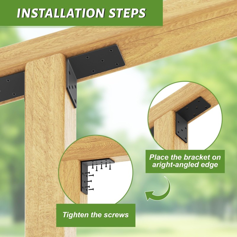 Heavy Duty L Brackets, 5" x 5" Heavy Duty Shelf