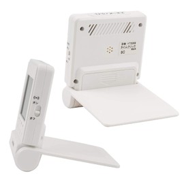 LANDEX YT5266WH Alarm Clock Time Click Radio Digital Temperature Date Display Travel Clock White