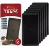 LULUCATCH Super Glue Traps 6 Pack for Mice & Snakes,
