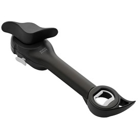 Kuhn Rikon 5-in-1 Can, Jar and Bottle Opener. Self-Attaching Can Opener. Tin Opener with Lid-Lifter. Jar Opener for Weak Hands. Jar Lid Opener – 3 Year Kuhn Rikon Kitchen Accessories Guarantee