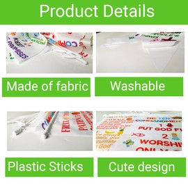 61 Inch Books of the Bible Banners Posters Fruit of The Spirit Banners Ten Commandments Bible Classroom Decorations Religious Christian Scripture Porch Sign for Sunday School Home Church Playroom (bright)