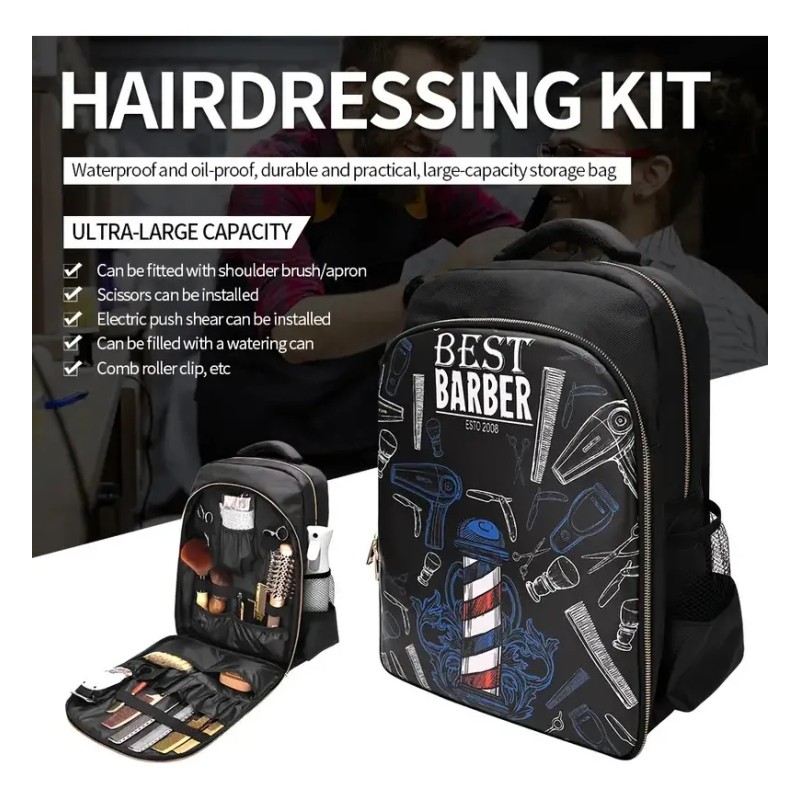 Mochila Para Estilista, Bolsa De Herramientas De Peluquera