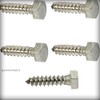 New Pack of 10 Pcs 3/8 x 2-1/2" inch Lag