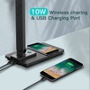 Desk Lamp with Wireless Charging 10W Clock - LAOPAO LED