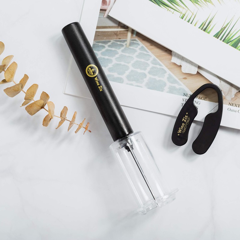 Wine Ziz Amazingly Simple Wine Opener with Foil Cutter Gift