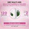 OBY Multivitaminico Mujer con Biotina y Colágeno Hidrolizado 120 cápsulas