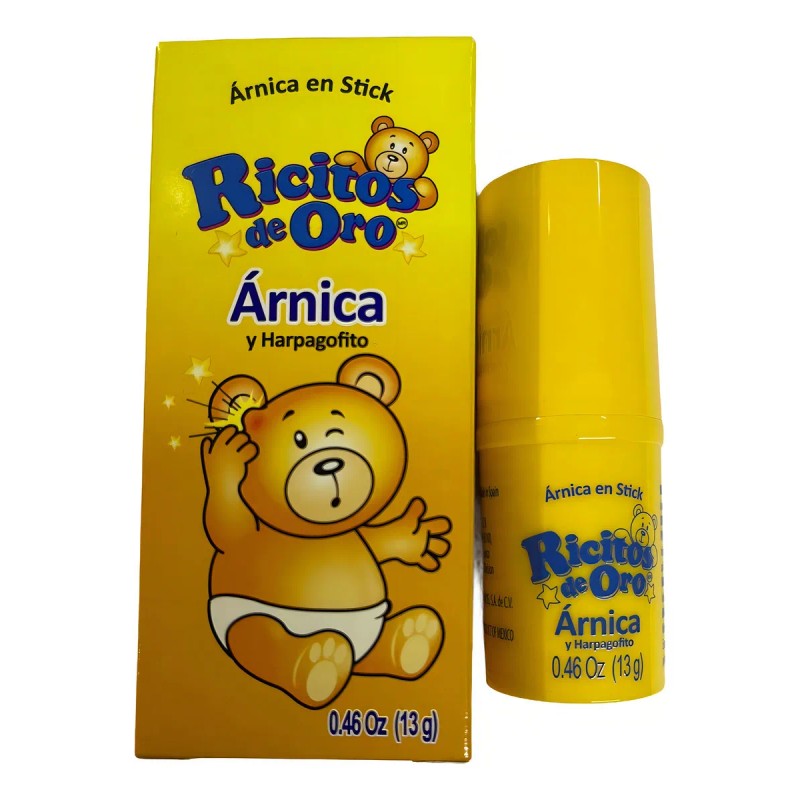 Árnica En Stick Para Bebé, Ricitos De Oro Grisi 13g