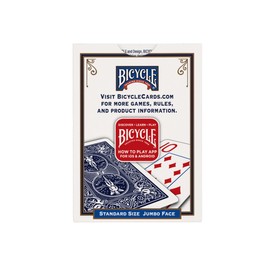 Springbok Bicycle Poker Size Jumbo Index Playing Cards (Colors May Vary)