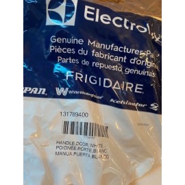 Electrolux OEM Frigidaire Electrolux Dryer Door Handle White 131789400 (NEW)