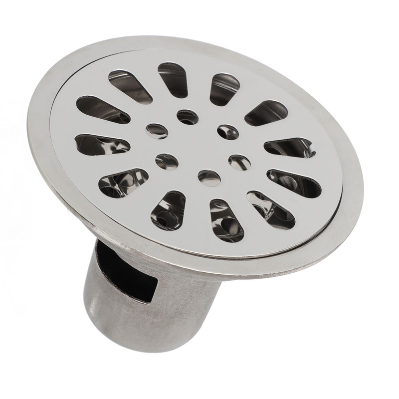 Floor Drain 3.5 Inch Stainless Steel Odor Resistant Deep Water