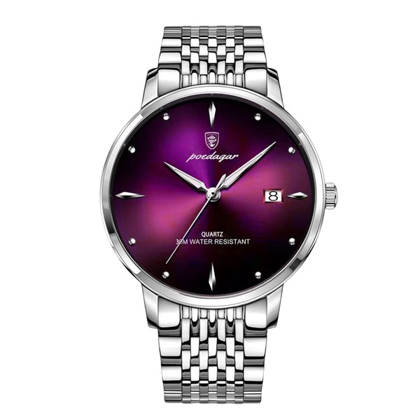 rorios Lässig Men's Watches Analogue Quartz Watch Calendar Waterproof Watch